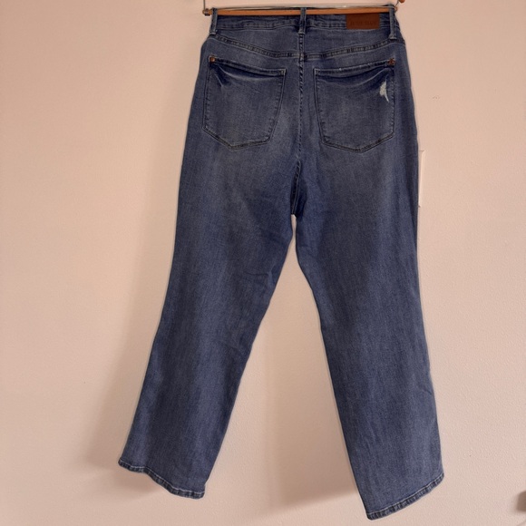 Judy Blue High Waist Tummy Control Straight Leg Jeans - Picture 4 of 6
